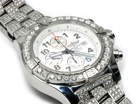 breitling super avenger 48mm a13370|breitling a13370 diamonds.